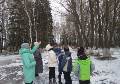 Познавательная экскурсия в парк «По зимним тропинкам»