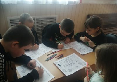 Час кроссворда «Угадай и раскрась»